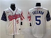 Men's Los Angeles Dodgers #5 Freddie Freeman White Limited Stitched Jersey,baseball caps,new era cap wholesale,wholesale hats